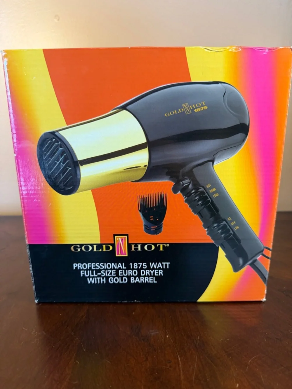 Gold N‎ Hot Professional Hair Dryer - Black & Gold